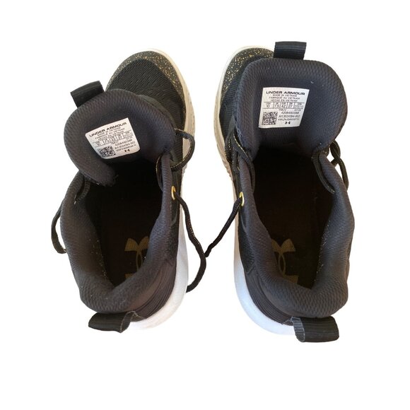 UnderArmour Women's 10 Flow Breakthru 2 Black/Gold Basketball Shoes Sneakers - Picture 5 of 17